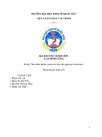 PHÂN ĐỊNH NHIỆM vụ THU CHI các cấp NSNN 8