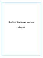 Rèn luyện Reading qua truyện vui tiếng Anh. docx
