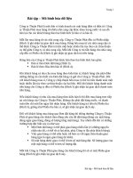 Bài tập 2 Mô hình hóa dữ liệu - Công ty Thuận Phát