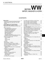 WW hệ THỐNG gạt mưa, rửa KÍNH, còi TRÊN INFINITI FX35, FX45 2003