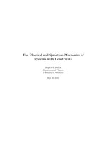 classical and quantum mechanics of systems with constraints