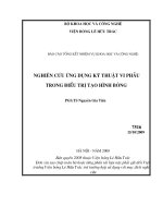Nghiên cứu ứng dụng kỹ thuật vi phẫu trong điều trị tạo hình bỏng