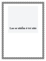 Lao sơ nhiễm ở trẻ nhỏ docx