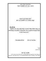 Nghiên cứu công nghệ thuộc và hoàn thiện nhằm nâng cao chất lượng sản phẩm và khai thác tối ưu nguồn da nguyên liệu cá sấu trong nước