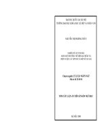 Nghiên cứu tự do hoá ngôn ngữ thơ tiếng Việt hiện đại thế kỷ XX (trên tư liệu các tập thơ của một số tác giả)