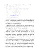 quy trình phục vụ tiệc tại khách sạn  