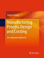 manufacturing process design and costing