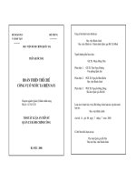 Hoàn thiện thể chế công vụ ở nước ta hiện nay