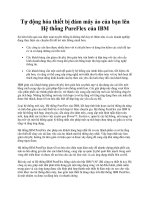 Tự động hóa thiết bị đám mây ảo của bạn lên Hệ thống PureFlex của IBM pptx