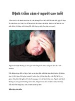 Bệnh trầm cảm ở người cao tuổi pot