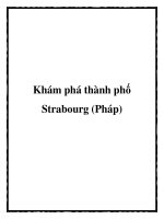 Khám phá thành phố Strabourg (Pháp) potx
