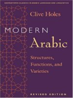 17 modern arabic structures, functions, and varieties