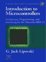 lipovski, g. j. (1999). introduction to microcontrollers - architecture