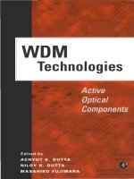 dutta, a. k. (2002). wdm technologies - active optical components