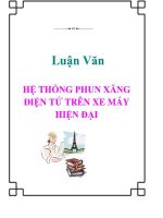 Luận văn : Hệ thống phun xăng điện tử trên xe máy hiện đại