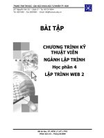 Bài giảng - Giáo án: Ứng dụng asp.net trong giải bài tập lập trình web