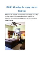 8 thiết kế phòng ấn tượng cho các teen boy ppt