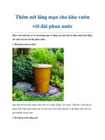 Thêm nét lãng mạn cho khu vườn với đài phun nước potx