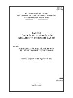 Nghiên cứu xây dựng và thử nghiệm hệ thống trạm khí tượng tự động