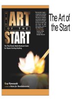The art of the start