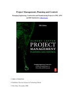e book project planning and control book 2007