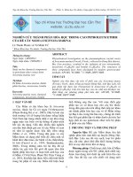 Nghiên cứu thành phần hóa học trong cao petroleum ether của rễ cây mắm (Avicennia marina) doc