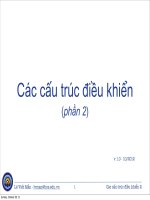 Các cấu trúc điều khiển (phần 2) pdf