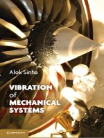 Vibration of mechanical systems