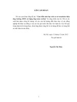 Đề tài  cảm biến sinh học trên cơ sở transistor hiệu ứng trường (FET) sử dụng ống nano cacbon