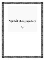 Nội thất phòng ngủ hiện đại pdf