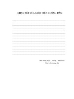 đồ án tốt nghiệp hoàn thiện chính sách marketing-mix cho sản phẩm quần áo nam merriman ở tổng công ty dệt may hòa thọ