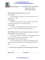 ĐỀ KHẢO SÁT CHẤT LƯỢNG ĐẠI HỌC Môn thi: Lịch sử Khối C - Trường THPT Thuận Thành số 1 pot