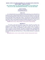 ĐỊNH LƯỢNG SẢN PHẨM HYĐRAT CỦA XI MĂNG BẰNG PHƯƠNG PHÁP NHIỆT - TRỌNG LƯƠNG pot