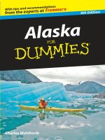 alaska for dummies (isbn - 0470385278)