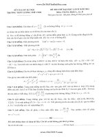 Đề thi thử đại học năm 2017 lần 2 môn Toán có đáp án của trường THPT Lương Thế Vinh Hà Nội.