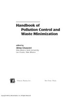 handbook of pollution control & waste minimization