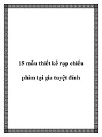 15 mẫu thiết kế rạp chiếu phim tại gia tuyệt đỉnh pdf