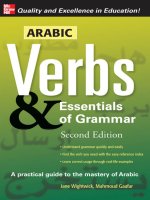 05 arabic verbs & essentials of grammar