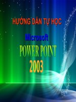 Hướng dẫn tự học Power Point 2003