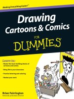 drawing cartoons and comics for dummies (isbn - 0470426837)