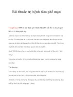 Bài thuốc trị bệnh tâm phế mạn ppt