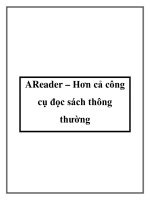 AReader – Hơn cả công cụ đọc sách thông thường ppt