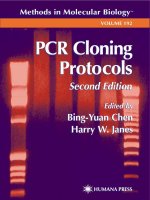 pcr cloning protocols - harry w. janes, bing-yuan chen