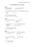 tổng hợp các đề thi toán cao cấp 2 hay