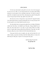 BIỆN PHÁP QUẢN LÝ HOẠT ĐỘNG DẠY HỌC  Ở TRƯỜNG TRUNG HỌC CƠ SỞ CAO MINH,  THỊ XÃ PHÚC YÊN, TỈNH VĨNH PHÚC