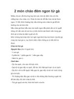 2 món cháo đêm ngon từ gà docx