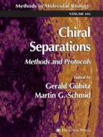 chiral separations methods and protocols - gerald gubitz