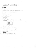 Đại sổ tổ hợp ôn thi đại học