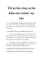 Tối ưu hóa công cụ tìm kiếm cho website của bạn pot