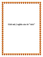 Giải mã ý nghĩa của từ 